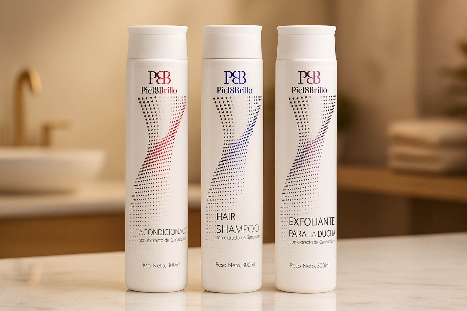 Combo shampoo, conditioner & scrub
